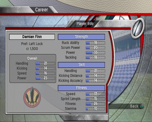 Rugby Challenge 2006 screenshot 5 for Playstation 2
